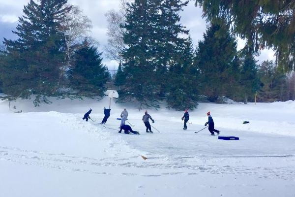 Northwood School Pond Hockey